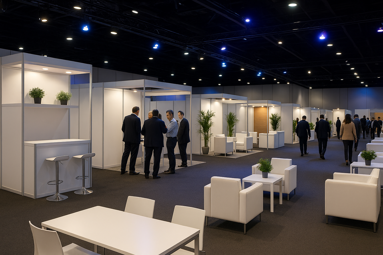 أجنحة ألومنيوم جاهزة (Shell Scheme Booth)